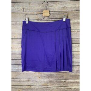 Chase 54 Womens 6 Purple Skort Pleated Tennis Golf Lined Activewear Pocket